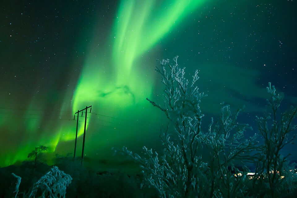 Abisko Northern light budget tour